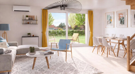Programme immobilier neuf Cottage des Weppes - Santes maisons 4 pièces dans un environnement résidentiel (59211) - Référence : 18475