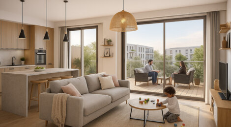 Programme immobilier neuf GFI - Fragrance - Saran quartier résidentiel à proximité des commerces (45770) - Référence : 15612
