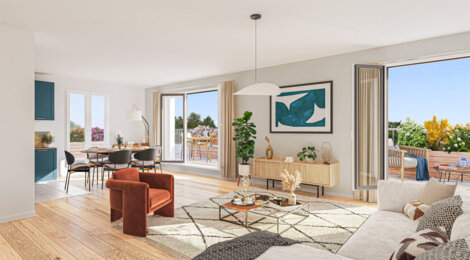 Programme immobilier neuf Village Garance - Sarcelles : appartements neufs studio à 4 pièces à 3 min de la gare Saint Brice (95200) - Référence : 16004