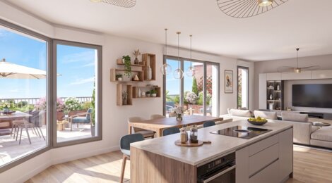 Programme immobilier neuf Village Garance - Sarcelles : appartements neufs studio à 4 pièces à 3 min de la gare Saint Brice (95200) - Référence : 16004