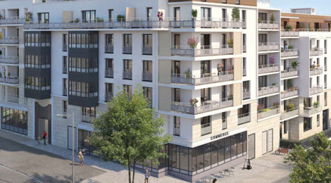 Programme immobilier neuf CARRE PASTEUR - Sartrouville proche du RER A et du Transilien L à 10 min de la Défense (78500) - Référence : 16346