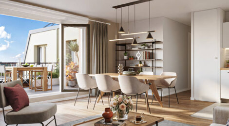 Programme immobilier neuf QUAI SARTORI - Sartrouville proche RER A à 22 min de Paris (78500) - Référence : 16200