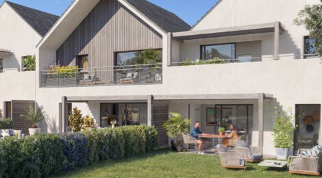 Programme immobilier neuf Les Voiles - Tranche 2 - Sarzeau appartements proches du littoral du Morbihan (56370) - Référence : 18096