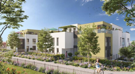 Programme immobilier neuf ICONIC - Sathonay-Camp : 28 appartements neufs T2–T5 proche du Parc Le Haut de la Combe (69580) - Référence : 15863