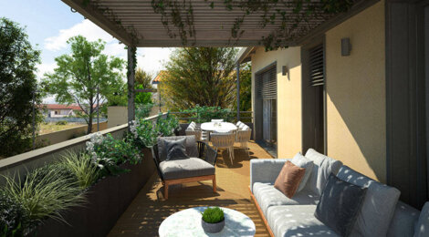 Programme immobilier neuf LE CLOS FRANCOIS - Sathonay-Village à proximité de Lyon (69580) - Référence : 15983