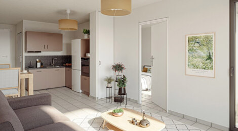 Programme immobilier neuf BELLE PLUME - Saumur résidence contemporaine près du centre (49400) - Référence : 17275
