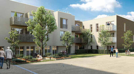 Programme immobilier neuf RSS LES REFLETS - Saumur résidence sénior à deux pas  du château (49400) - Référence : 11311