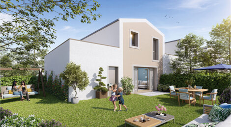 Programme immobilier neuf Le Domaine des iris - Duplex & Maisons - Sautron aux portes de Nantes (44880) - Référence : 15543