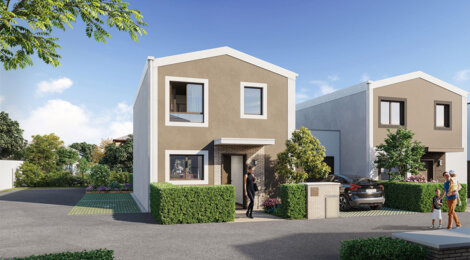 Programme immobilier neuf Le Domaine des iris - Duplex & Maisons - Sautron aux portes de Nantes (44880) - Référence : 15543