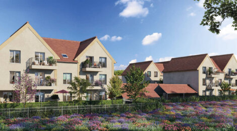 Programme immobilier neuf Le Domaine Du Bourg - Savigny-le-Temple : Appartements T2–T4 et maisons avec jardins, garages et domotique au cœur d’un domaine paysager (77176) - Référence : 6782