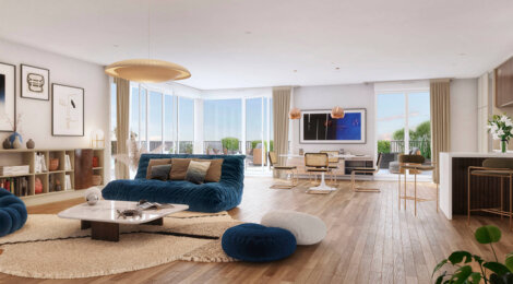 Programme immobilier neuf Le S - Sceaux : Appartements studio–T5 avec terrasses, jardins paysagers et parking souterrain proche de la gare RER (92330) - Référence : 14262