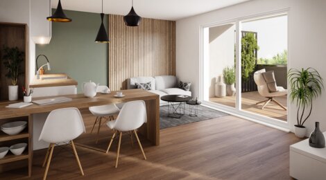Programme immobilier neuf Les duos du cœur de Vigne - Scharrachbergheim-Irmstett : Appartements T3–T5 avec terrasses, jardins privatifs et proximité vignes (67310) - Référence : 7059