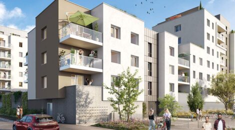 Programme immobilier neuf Les Promenades Gutenberg - Schiltigheim : Appartements T2–T5 avec terrasses, forêt urbaine et proximité Eurométropole (67300) - Référence : 7013