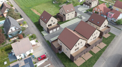 Programme immobilier neuf les duos du moulin - Schnersheim appartements neufs au cœur du Kochersberg (67370) - Référence : 18217