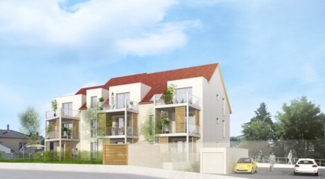 Programme immobilier neuf CARRÉ VERT - Schweighouse-sur-Moder : Appartement T4 avec terrasse plein sud et prestations haut de gamme dans un quartier résidentiel (67590) - Référence : 264