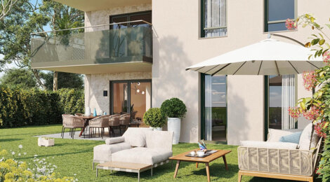 Programme immobilier neuf RiveSud - Sciez : appartements neufs T2–T5 à 5 min du lac Léman et du Port (74140) - Référence : 15715