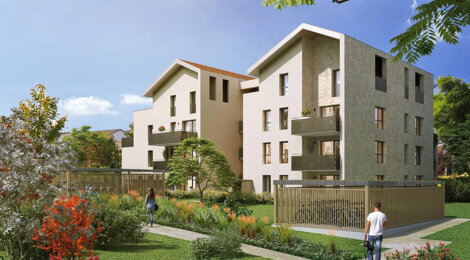 Programme immobilier neuf RiveSud - Sciez : appartements neufs T2–T5 à 5 min du lac Léman et du Port (74140) - Référence : 15715