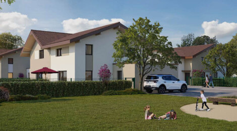 Programme immobilier neuf SOURCE BLEUE - Sciez cadre naturel proche Genève entre lac et montagnes (74140) - Référence : 17480
