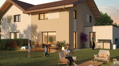 Programme immobilier neuf SOURCE BLEUE - Sciez cadre naturel proche Genève entre lac et montagnes (74140) - Référence : 17480