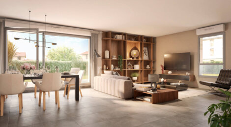 Programme immobilier neuf GREEN COTTAGE - Scionzier : 75 appartements neufs T2–T3 proche du centre-ville et des massifs montagneux (74950) - Référence : 9148