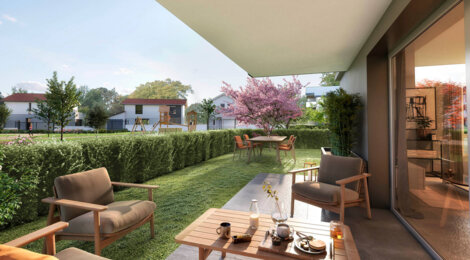 Programme immobilier neuf GREEN COTTAGE - Scionzier : 75 appartements neufs T2–T3 proche du centre-ville et des massifs montagneux (74950) - Référence : 9148