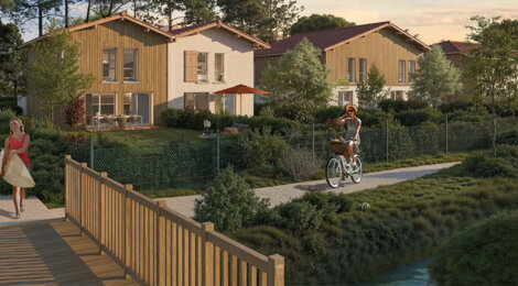Programme immobilier neuf TERRE DES LANDES - Seignosse maisons neuves au cœur de Lenguilhem (40510) - Référence : 17694