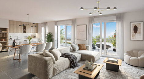Programme immobilier neuf LES JARDINS DE COLETTE - Sérézin-du-Rhône à proximité de Lyon en TER (69360) - Référence : 9527