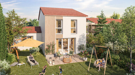 Programme immobilier neuf LES JARDINS DE COLETTE - Sérézin-du-Rhône à proximité de Lyon en TER (69360) - Référence : 9527