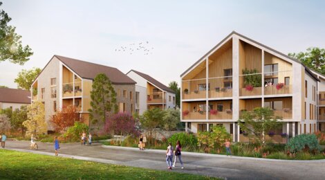 Programme immobilier neuf OSMOSE - Sergy : appartements neufs du 3 au 5 pièces à 10 min de la Suisse (01630) - Référence : 14285