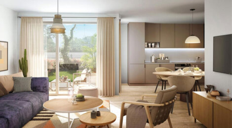 Programme immobilier neuf JARDINS DES SENS - Serpaize : 37 appartements neufs à 35 min de Lyon (38200) - Référence : 15414