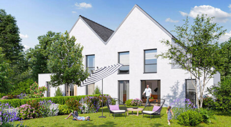 Programme immobilier neuf Les Aquarelles - Sessenheim : Appartements T3–T5 et maisons avec jardins, garages et luminosité au nord de Strasbourg (67770) - Référence : 5774