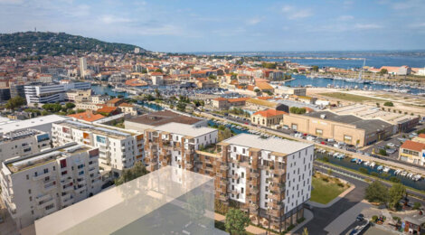 Programme immobilier neuf Sun’Sète - Sète quartier Rive Sud proche du centre-ville (34200) - Référence : 12561