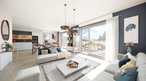 Programme immobilier neuf Le Domaine du Chêne - Seynod à proximité d’Annecy et des commodités (74000) - Référence : 16152
