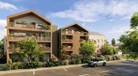 Programme immobilier neuf JARDIN DES SENS - Seynod, appartements neufs et architecture contemporaine près du lac d’Annecy (74000) - Référence : 15948