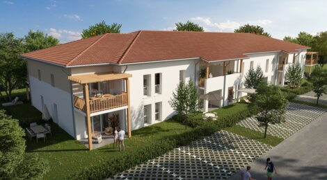 Programme immobilier neuf LES VERGERS DU LUY - Seyresse à seulement quelques pas du vieux bourg (40180) - Référence : 15132