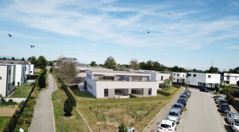 Programme immobilier neuf LES DUOS DES CHAMPS - Sierentz  à proximité du centre et gare TER (68510) - Référence : 10810