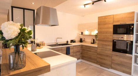 Programme immobilier neuf Les carrés Sélène - Sierentz cadre nature et duplex avec jardin (68510) - Référence : 17274