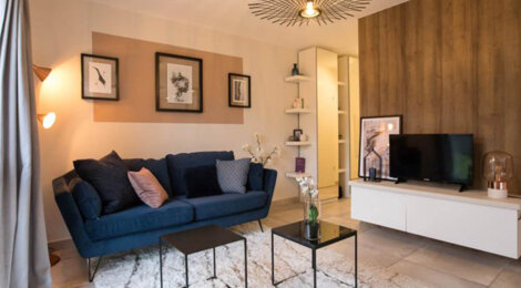 Programme immobilier neuf Les carrés Sélène - Sierentz cadre nature et duplex avec jardin (68510) - Référence : 17274