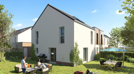 Programme immobilier neuf BOTANIKA - Sin-le-Noble : 18 maisons neuves de 3 à 5 chambres en cœur du bourg (59450) - Référence : 12151