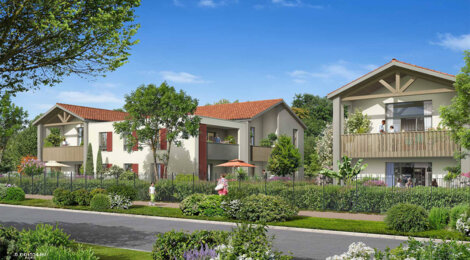 Programme immobilier neuf Domaine Beau Vallon - Solaize : appartements et maisons neuves à 20 min de Lyon (69360) - Référence : 7477