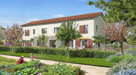 Programme immobilier neuf Domaine Beau Vallon - Solaize : appartements et maisons neuves à 20 min de Lyon (69360) - Référence : 7477