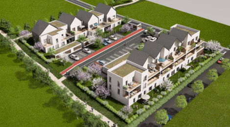 Programme immobilier neuf Les Terrasses de Soliers - Soliers adresse paisible à deux pas de Caen (14540) - Référence : 12076
