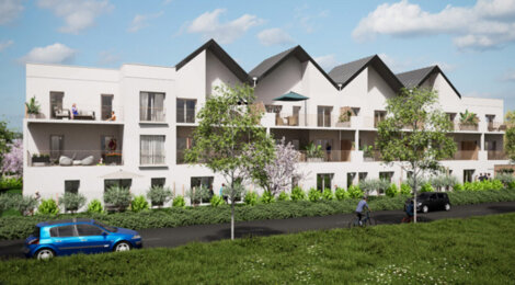 Programme immobilier neuf Les Terrasses de Soliers 1 - Soliers cadre verdoyant proche Caen (14540) - Référence : 18346