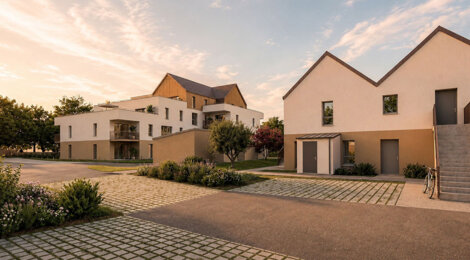 Programme immobilier neuf LE HAMEAU SOLARIA - Soliers logements neufs proches Caen et littoral (14540) - Référence : 18127