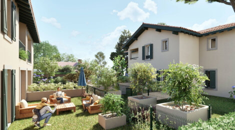 Programme immobilier neuf Hameau des Pains (Les ilots de Soorts) - Soorts-Hossegor à deux pas du lac (40150) - Référence : 12278
