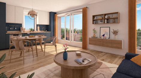 Programme immobilier neuf CALICIA - Sorigny  Quartier résidentiel à proximité de Tours (37250) - Référence : 15349