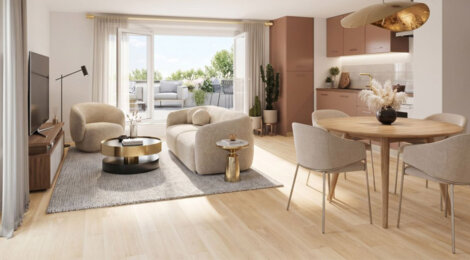 Programme immobilier neuf L'INDIGO - Sotteville-lès-Rouen proche gare et commerces (76300) - Référence : 17392