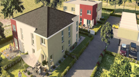 Programme immobilier neuf LES CARRÉS DE SOIE - Soultz : Appartements T4–T5 avec jardins, terrasses et garages proche du centre-ville (68360) - Référence : 3418
