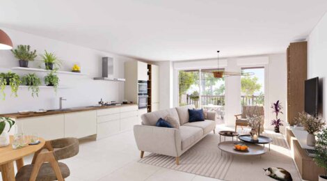 Programme immobilier neuf LE PATIO -  Soustons : appartements neufs du 2 au 3 pièces à 100 m des Arènes (40140) - Référence : 10173
