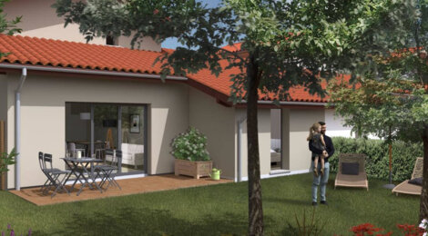 Programme immobilier neuf Les Villas Kyao - Soustons maisons neuves et  plages à 20 min (40140) - Référence : 11341